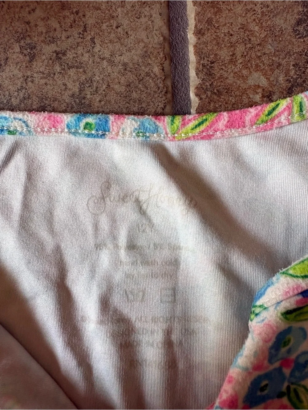 Sweet Honey Pink Floral Trim Nightdress with Blue & Green Accents